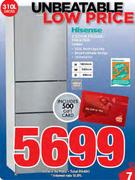 Hisense 310 Ltr 3 Door Fridge/Freezer