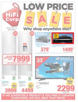 HiFi Corp : Low Price Sale (25 Jul - 31 Jul 2016), page 1