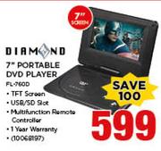 Diamond 7" Portable DVD Player FL-760D