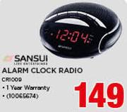 Sansui Alarm Clock Radio CR1009