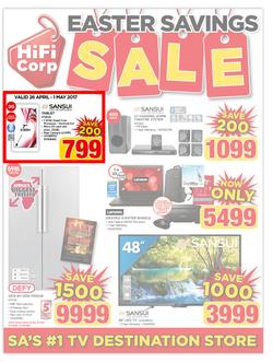 HiFi Corp : Easter Savings Sale (26 Apr - 1 May 2017), page 1