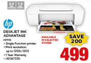 HP Deskjet Ink Advantage Printer HP1115