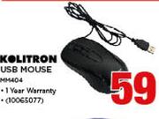 Kolitron USB Mouse MM404