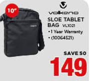 Volkano 10" SLOE Tablet Bag VL1021