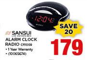 Sansui Alarm Clock Radio CR1009