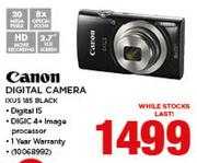 Canon Digital Camera IXUS 185Black