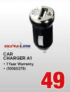 Ultra Link Car Charger A1