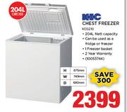 KIC 204Ltr Chest Freezer KCG210