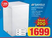Sansui 120Ltr Chest Freezer SFSD-100