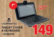 Volkano 7" Tablet Cover & Keyboard
