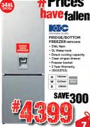 KIC 348Ltr Fridge/Bottom Freezer KBF634ME