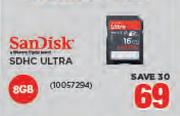 Sandisk SDHC Ultra 8GB