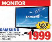Samsung 21.5" Monitor LS22D300