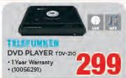 Telefunken DVD Player TDV-210