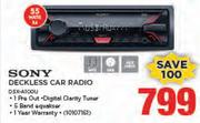 Sony Deckless Car Radio DSX-A100U