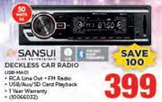 Sansui Deckless Car Radio USB-MA01