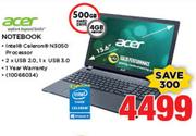 Acer Notebook N3050