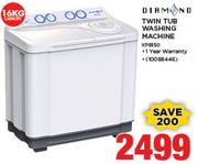 Diamond 16Kg Twin Tub Washing Machine
