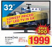 Diamond 32" HD Ready LED TV-32HDVM
