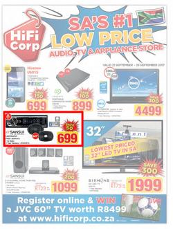 HiFi Corp : SA's #1 Low Prices (21 Sep - 25 Sep 2017), page 1