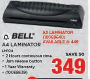 Bell A4 Laminator LM104