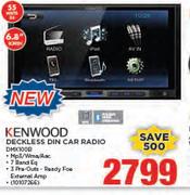 Kenwwod Deckless Din Car Radio DMX100B