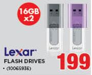 Lexar 16GB x2 Flash Drives