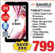 Sansui 7" Tablet S7042G