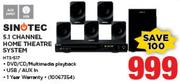 Sinotec 5.1 Channel Home Theatre System