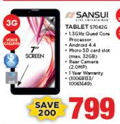 Sansui 7" 3G Tablet S7042G