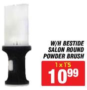W/H Bestide Salon Round Powder Brush-1x1's