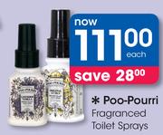 Poo Pourri Fragranced Toilet Sprays-Each