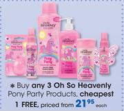 Oh So Heavenly Pony Party Products-Each