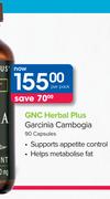 GNC Herbal Plus Garcinia Cambogia-90 Capsules Per Pack