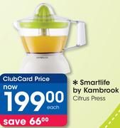 Smartlife By Kambrook Citrus Press
