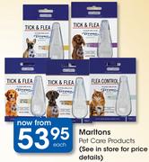 Marltons Pet Care Products-Each
