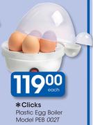 Clicks Plastic Egg Boiler PEB002T-Each