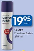 Clicks Furniture Polish-275ml Each