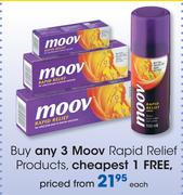 Moov Rapid Relief Products-Each