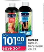 Herbex Fat Burn Concentrate-400ml Each