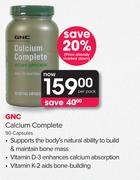 GNC Calcium Complete-90 Capsules Per Pack