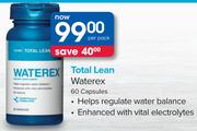 GNC Total Lean Waterex 60 Capsules-Per Pack