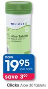Clicks Aloe 30 Tablets-Per Pack