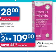 Clicks Rescue-2x150 Tablets