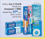 Oral-B Products (Excl. Power Products)-Each