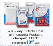 Clicks Floss Or Interdental Products-Each
