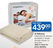 Safeway Fitted Electric Blanket-Each