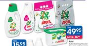 Ariel Auto Washing Powder 2Kg/Liquid Detergent 1.5Ltr Or 14 Power Capsules-Each