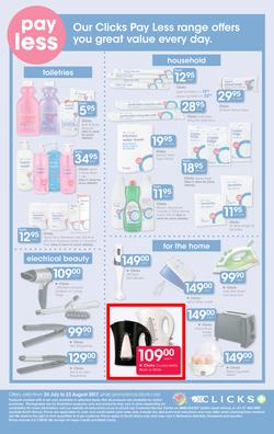 Clicks : Pay Day Savings (24 July - 23 Aug 2017), page 36