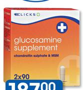 Clicks Glucosamine Supplement-2 x 90 Capsules Pack